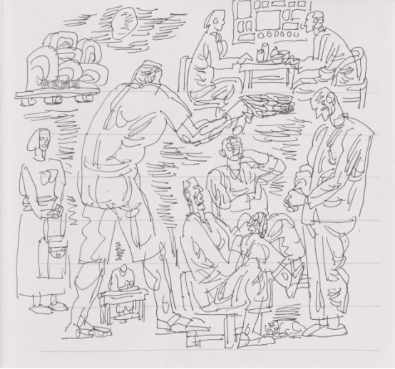 “走遍中国——中国文促会好意思术家写生创作步履”作品之一