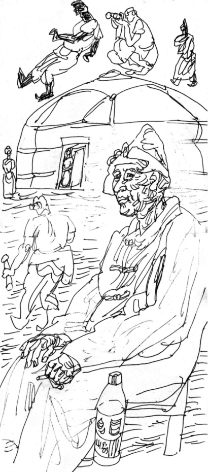 “走遍中国——中国文促会好意思术家写生创作步履”作品之一