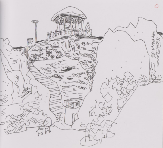 “走遍中国——中国文促会好意思术家写生创作步履”作品之一