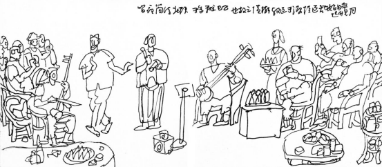 “走遍中国——中国文促会好意思术家写生创作步履”作品之一