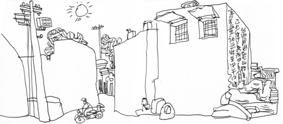 “走遍中国——中国文促会好意思术家写生创作步履”作品之一