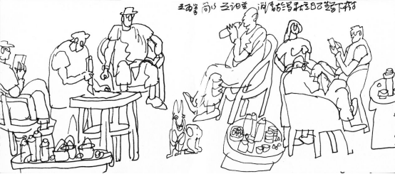 “走遍中国——中国文促会好意思术家写生创作步履”作品之一