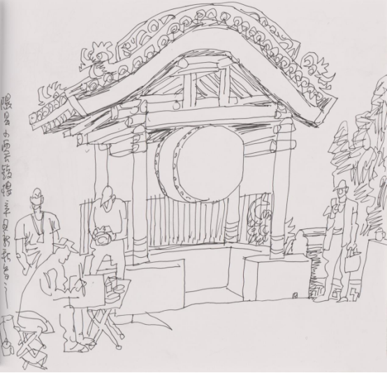 “走遍中国——中国文促会好意思术家写生创作步履”作品之一