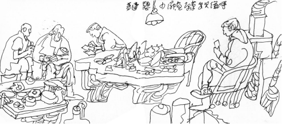 “走遍中国——中国文促会好意思术家写生创作步履”作品之一