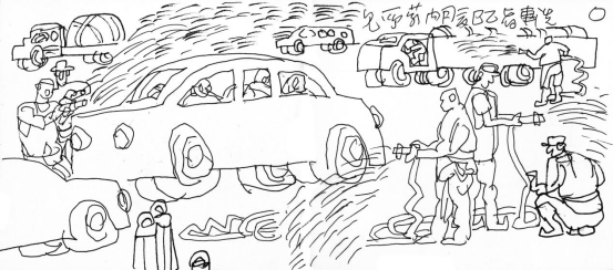 “走遍中国——中国文促会好意思术家写生创作步履”作品之一