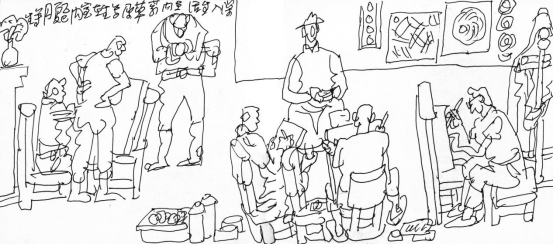 “走遍中国——中国文促会好意思术家写生创作步履”作品之一