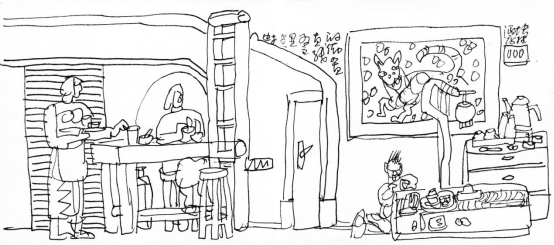 “走遍中国——中国文促会好意思术家写生创作步履”作品之一