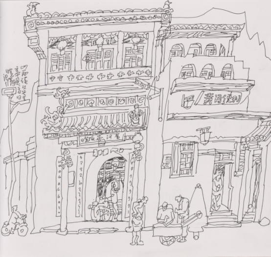 “走遍中国——中国文促会好意思术家写生创作步履”作品之一