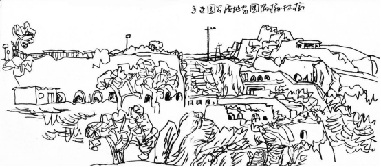 “走遍中国——中国文促会好意思术家写生创作步履”作品之一