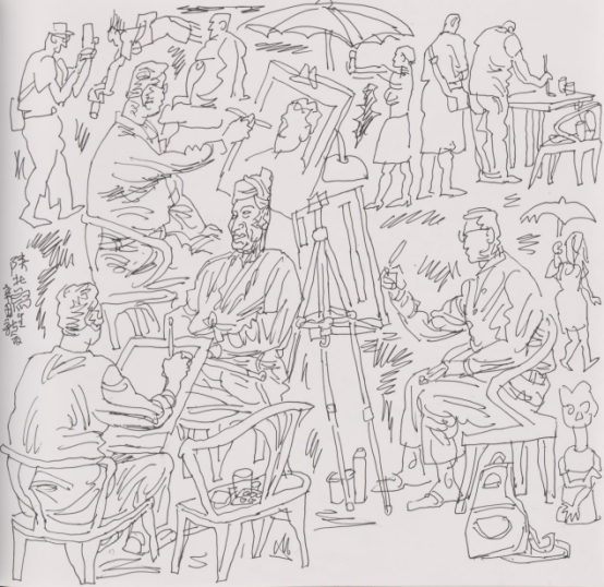 “走遍中国——中国文促会好意思术家写生创作步履”作品之一
