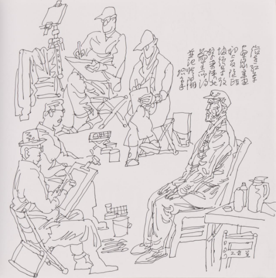 “走遍中国——中国文促会好意思术家写生创作步履”作品之一