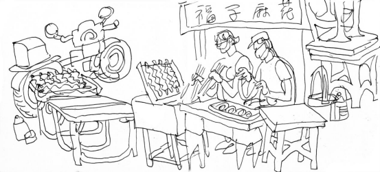 “走遍中国——中国文促会好意思术家写生创作步履”作品之一