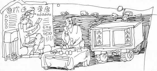 “走遍中国——中国文促会好意思术家写生创作步履”作品之一