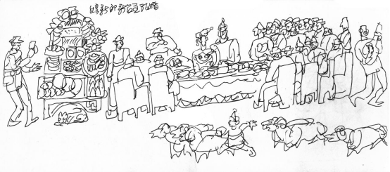 “走遍中国——中国文促会好意思术家写生创作步履”作品之一