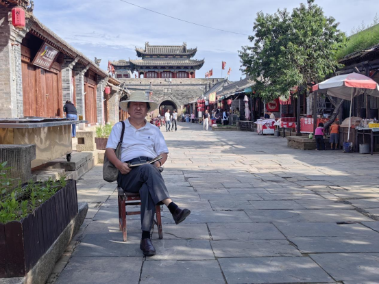 “走遍中国——中国文促会好意思术家写生创作步履”作品之一