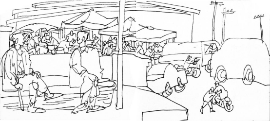 “走遍中国——中国文促会好意思术家写生创作步履”作品之一